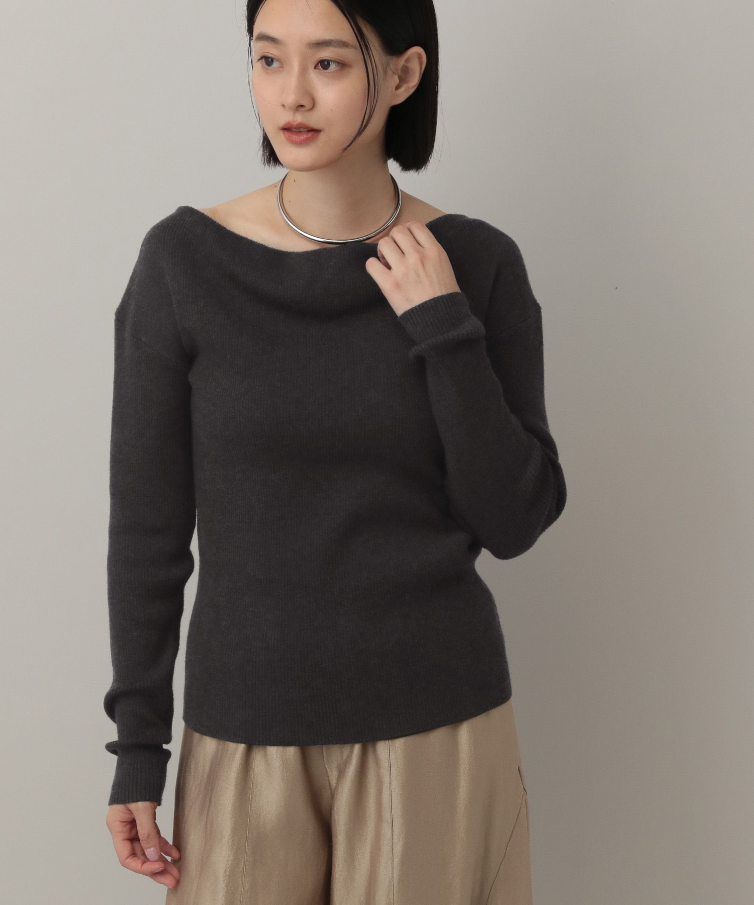 A part by 「ドレープニットプルオーバー」|ニット・セーター|