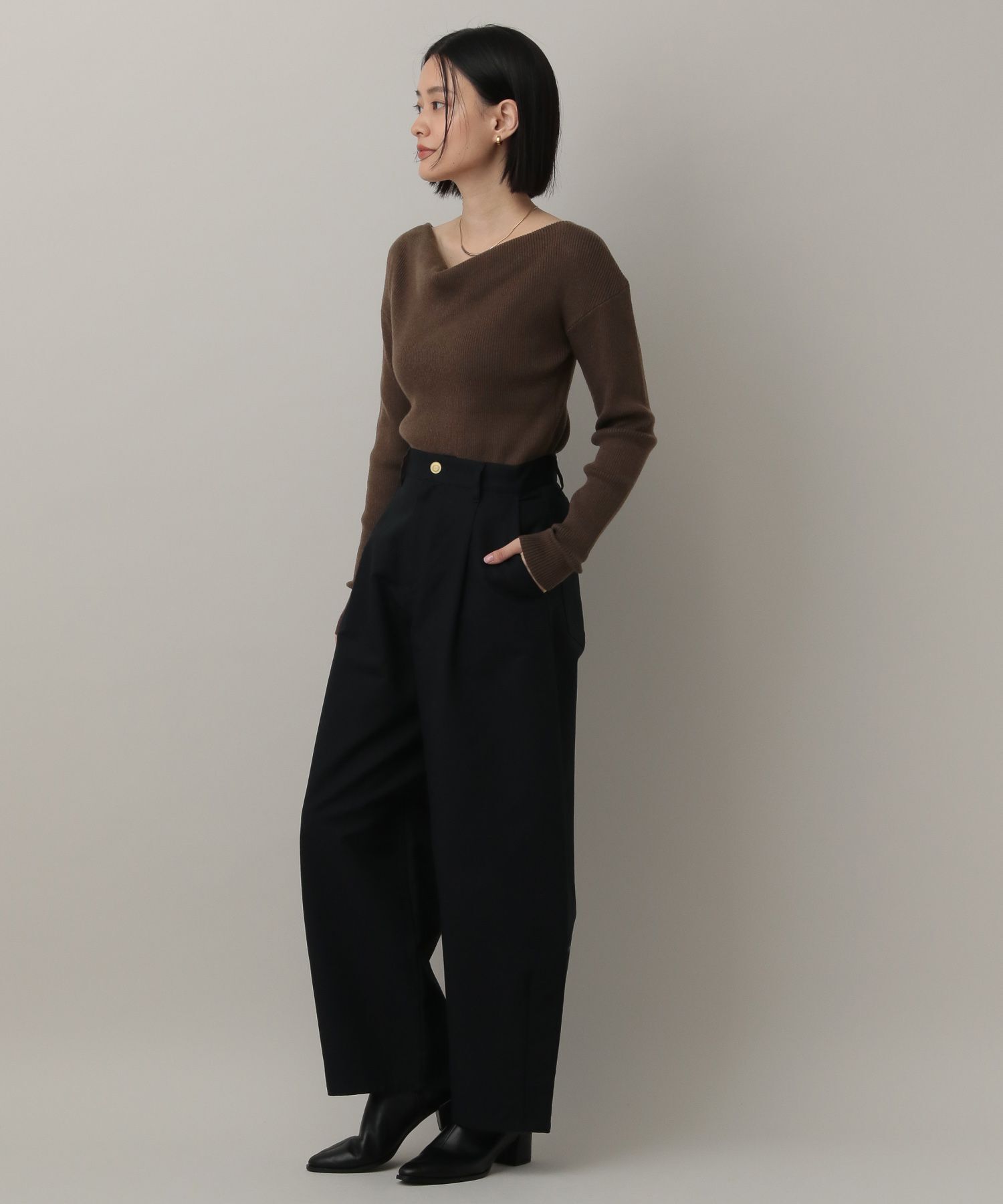 A part by 「ドレープニットプルオーバー」|ニット・セーター|