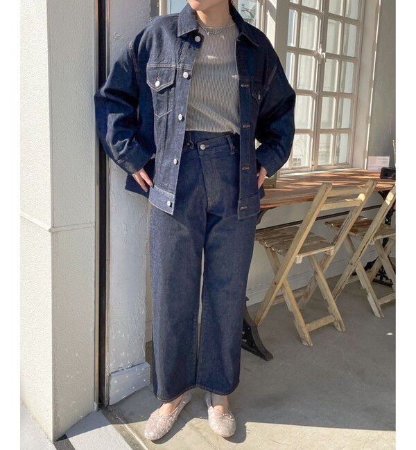 LOWRYS FARM「ＣＯＮＥ／アシメデニムパンツ」|デニム|