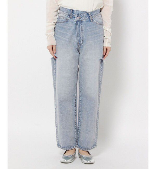 LOWRYS FARM「ＣＯＮＥ／アシメデニムパンツ」|デニム|