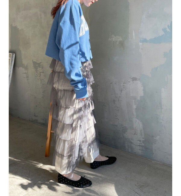 LOWRYS FARM「ＣＯＮＥ／アシメデニムパンツ」|デニム|