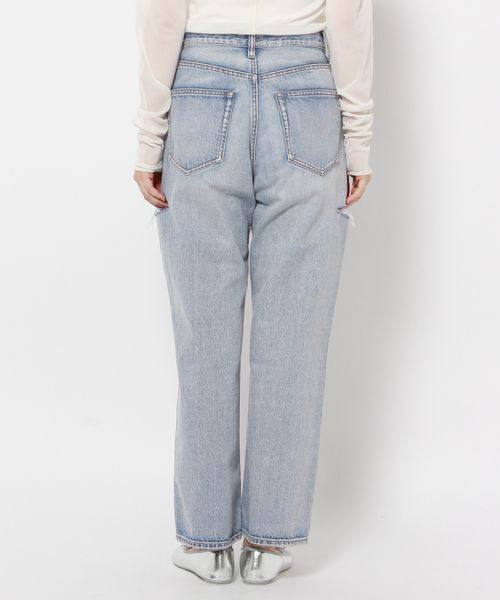 LOWRYS FARM「ＣＯＮＥ／アシメデニムパンツ」|デニム|