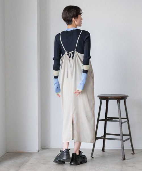 LOWRYS FARM「スクエアキャミワンピース」|ワンピース|