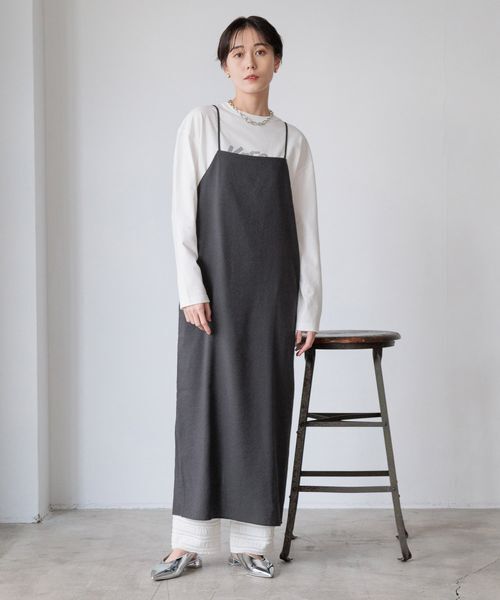 LOWRYS FARM「スクエアキャミワンピース」|ワンピース|GRY8