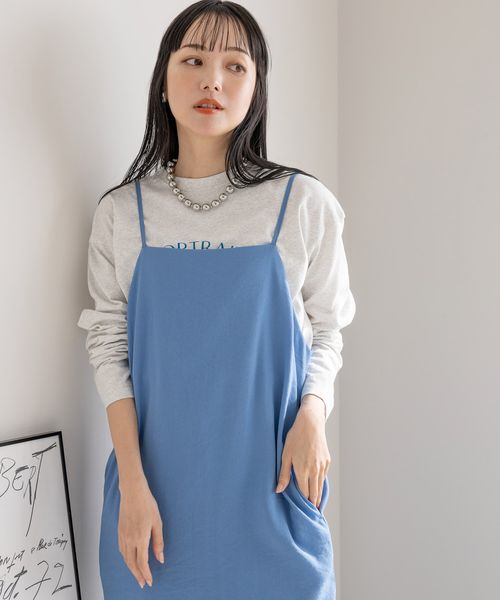 LOWRYS FARM「スクエアキャミワンピース」|ワンピース|