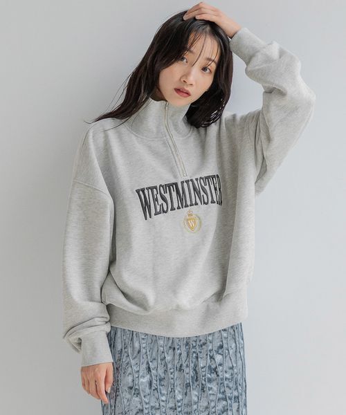 LOWRYS FARM「ウラケハーフＺＩＰＬＳ」|Tシャツ・カットソー|GRY2