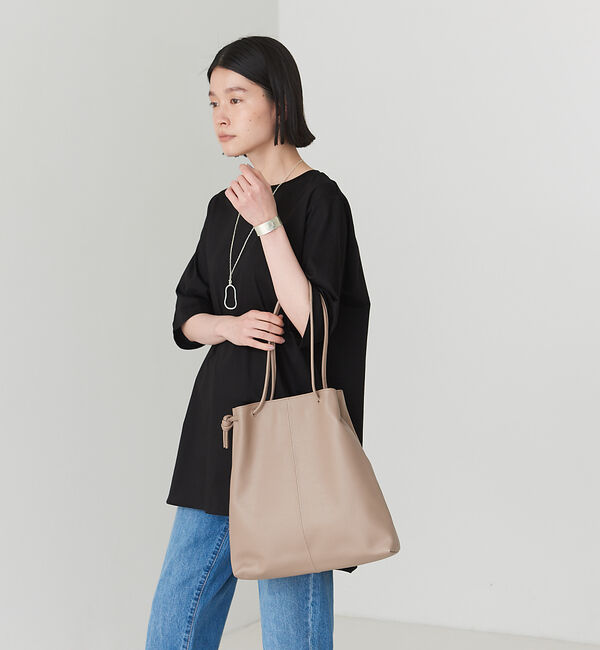 collex「【別注】THE CASE&times;collex 2WAYレザー巾着トートバッグ」|トートバッグ|