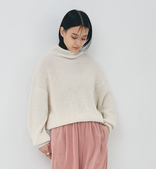 collex「アルパカプルオーバーニット」|ニット・セーター|
