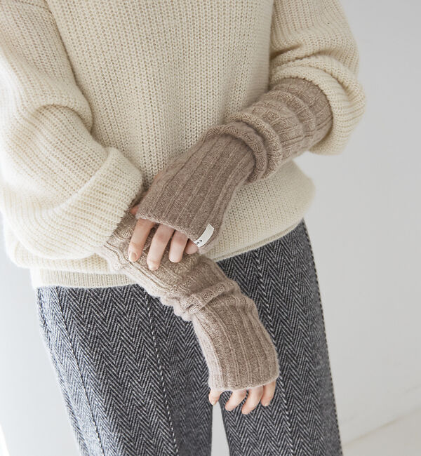 collex「メリノウール アルパカ 2WAY フィンガーレスグローブ 手袋」|手袋|