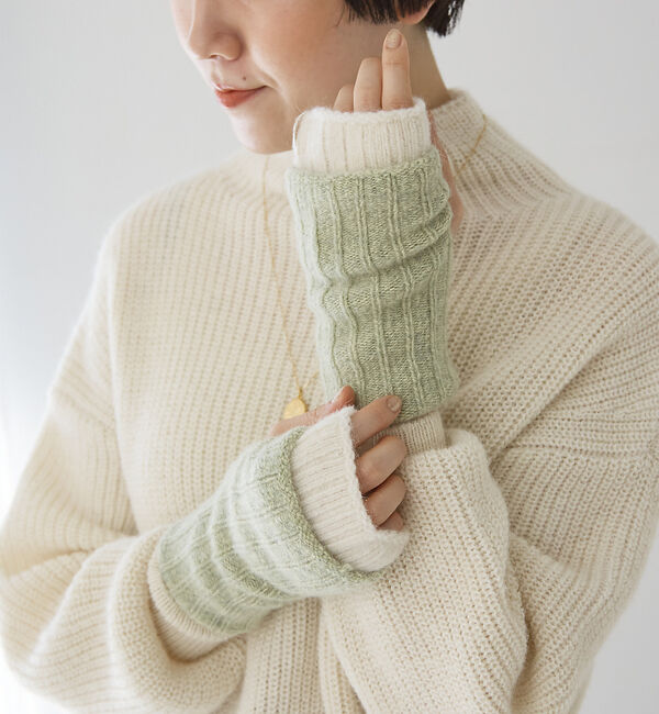 collex「メリノウール アルパカ 2WAY フィンガーレスグローブ 手袋」|手袋|