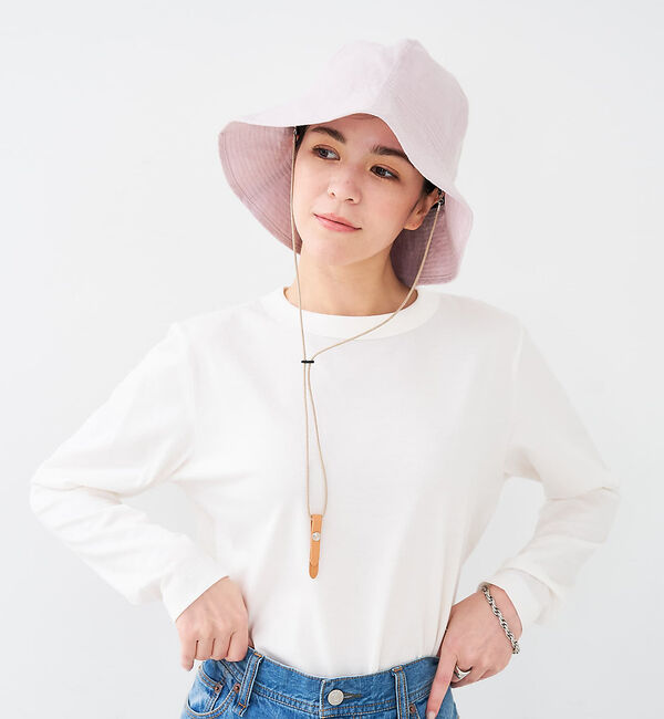 collex「【Nine Tailor/ナインテーラー】 Canna Hat リネンハット」|その他|ラベンダー