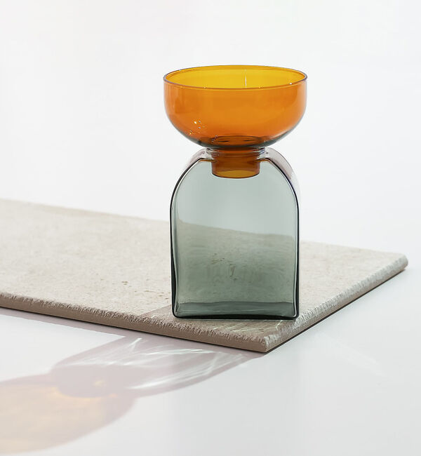 collex「【amabro/アマブロ】TWO TONE VASE　ツートン フラワーベース」|フラワーベース|ブラウン系その他1