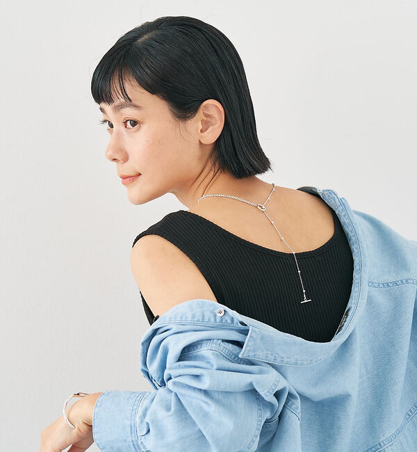 collex「【dignif】【金属アレルギー対応】ミックスチェーン2WAYネックレス」|ネックレス|