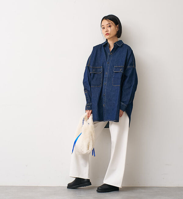 collex「【WEB限定】【EARTH MADE】ボア テープ マルシェバッグ」|ハンドバッグ|