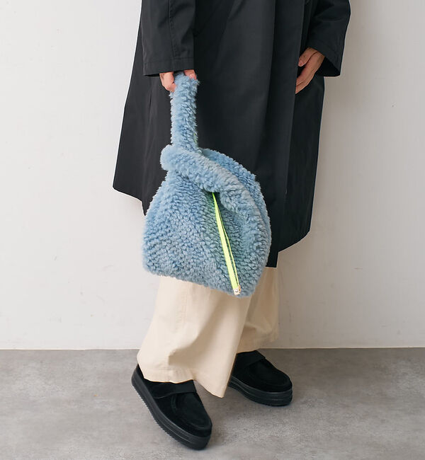 collex「【WEB限定】【EARTH MADE】ボア テープ マルシェバッグ」|ハンドバッグ|