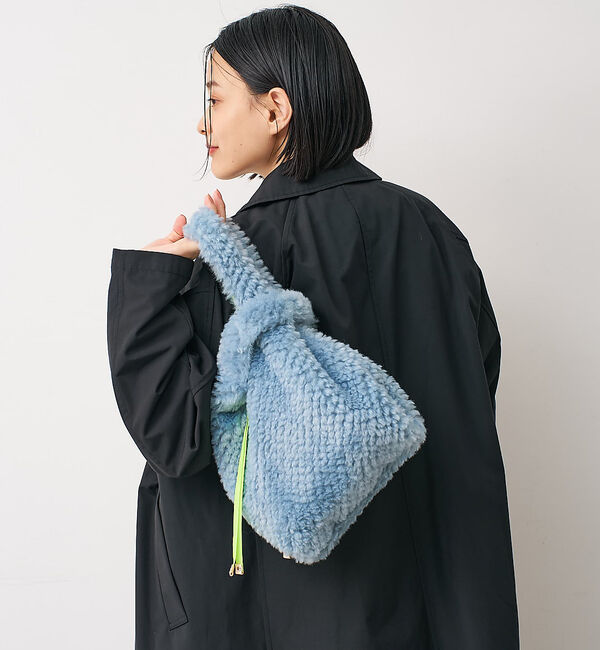 collex「【WEB限定】【EARTH MADE】ボア テープ マルシェバッグ」|ハンドバッグ|