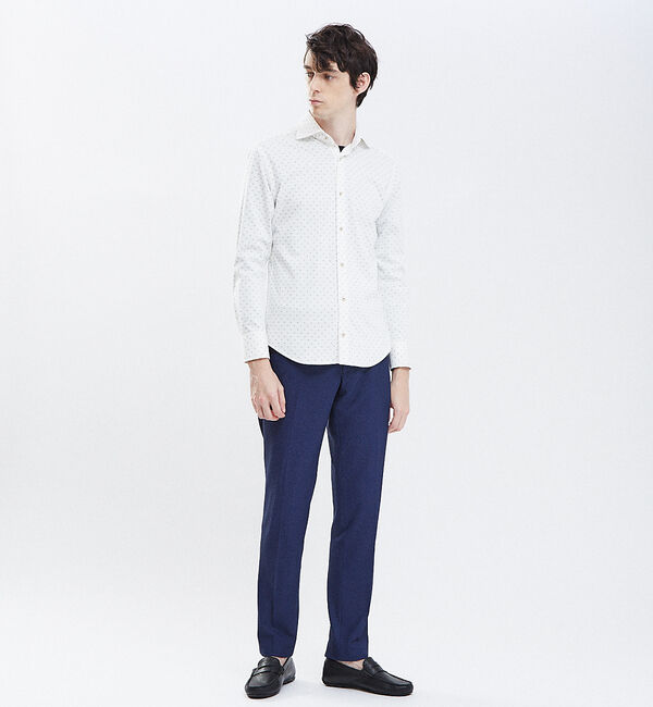 ABAHOUSE「【Recency of Mine】FLEX 3Dメッシュ ストレッチパンツ」|スラックス|