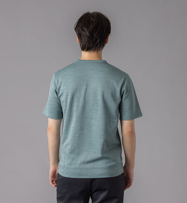 ABAHOUSE「【リバーシブル仕様】抗菌防臭加工 半袖 Tシャツ」|Tシャツ・カットソー|