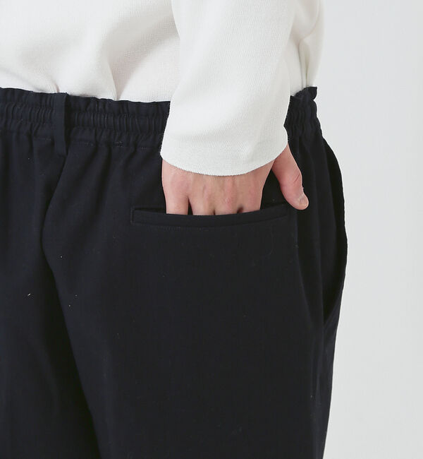 ABAHOUSE「【30/2 強撚ツイル】ワンタック イージー ワイドパンツ / スラックス」|その他|