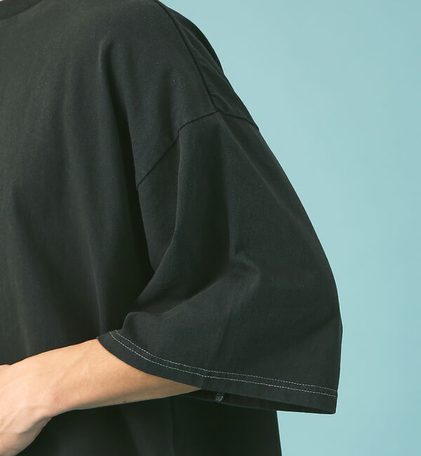 ABAHOUSE「ルーズシルエット/天竺ピグメント/半袖Tシャツ/ユニセックス」|Tシャツ・カットソー|