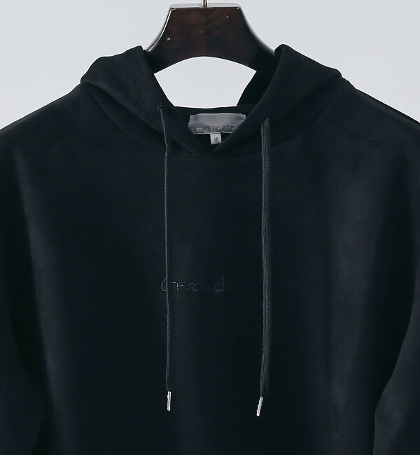 ABAHOUSE「【ネオスエード】ポンチ ロゴ刺繍 プルオーバー パーカー」|パーカー|