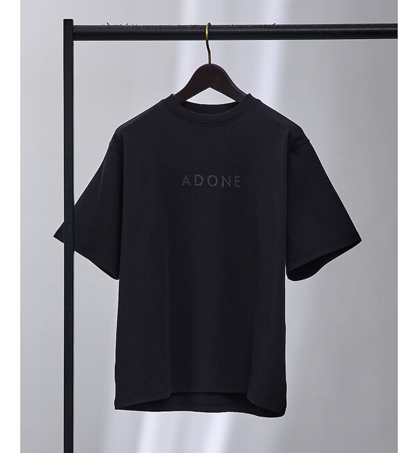 ABAHOUSE「【ADONE】ベアポンチ ロゴ 半袖Tシャツ」|Tシャツ・カットソー|ブラック
