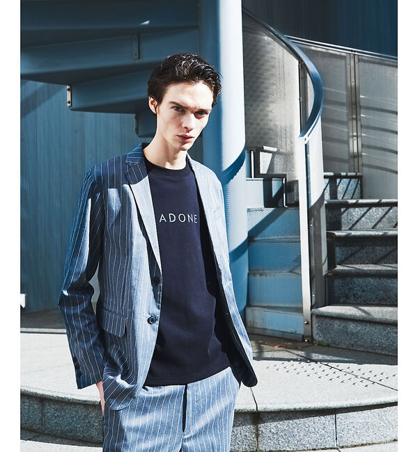 ABAHOUSE「【ADONE】ベアポンチ ロゴ 半袖Tシャツ」|Tシャツ・カットソー|