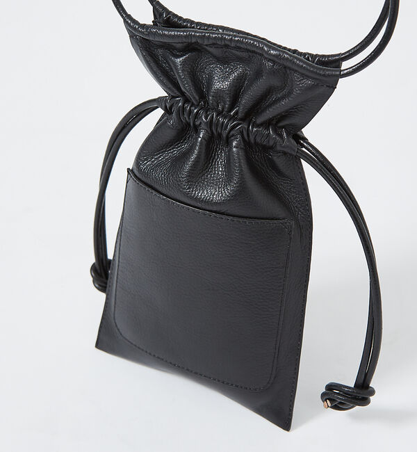 ABAHOUSE「【YArKA/ヤーカ】real leather drawstring 2way」|ショルダー・メッセンジャー|