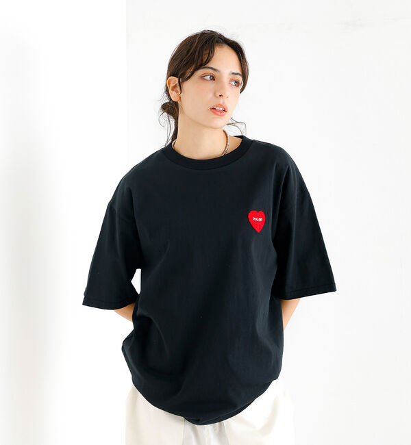 ABAHOUSE「【POLeR/ポーラー】PRM WASH STEAMED /HAMS/ HEAR」|Tシャツ・カットソー|ブラック系その他2