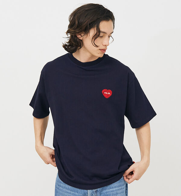 ABAHOUSE「【POLeR/ポーラー】PRM WASH STEAMED /HAMS/ HEAR」|Tシャツ・カットソー|ブルー系その他2