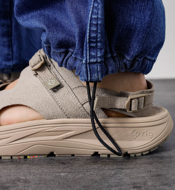 ABAHOUSE「【Lee/リー】フリーサイズ リラックスワイドカーゴパンツ FLeeasy CA」|カーゴ|