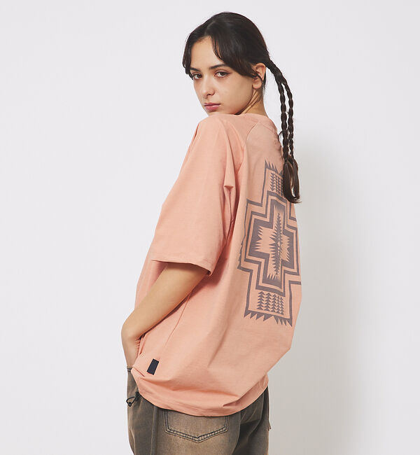 ABAHOUSE「【PENDLETON/ペンドルトン】SOLOTEX /ソロテックス/Jersey」|Tシャツ・カットソー|スモークピンク