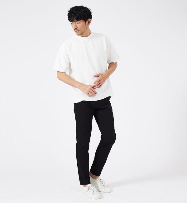 ABAHOUSE「ジオメトリックリンクス 半袖Tシャツ」|Tシャツ・カットソー|