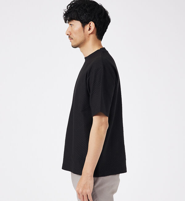 ABAHOUSE「ジオメトリックリンクス 半袖Tシャツ」|Tシャツ・カットソー|