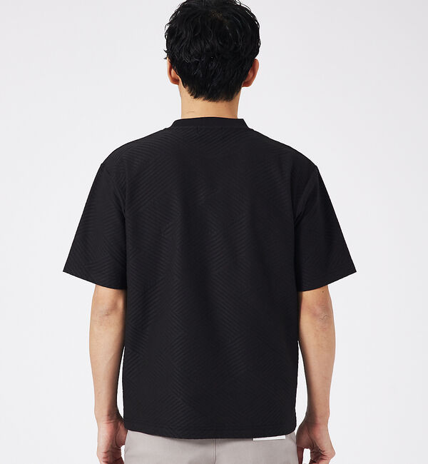 ABAHOUSE「ジオメトリックリンクス 半袖Tシャツ」|Tシャツ・カットソー|