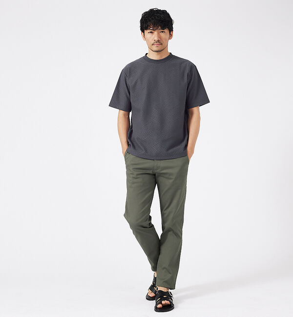 ABAHOUSE「ジオメトリックリンクス 半袖Tシャツ」|Tシャツ・カットソー|