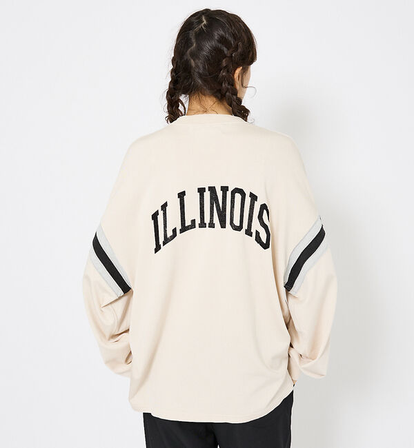 ABAHOUSE「【REMI RELIEF / レミ レリーフ】ビンテージロゴ/フットボールロング」|Tシャツ・カットソー|オフホワイト