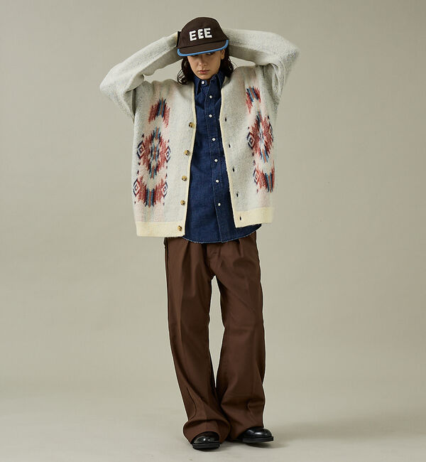 ABAHOUSE「【PENDLETON / ペンドルトン】Shaggy Cardigan / シャ」|カーディガン|