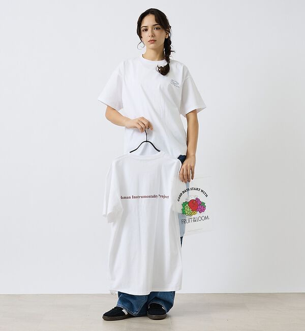 ABAHOUSE「【 FRUIT OF THE LOOM（フルーツオブザルーム）】FTL&times;EVA」|Tシャツ・カットソー|ホワイト