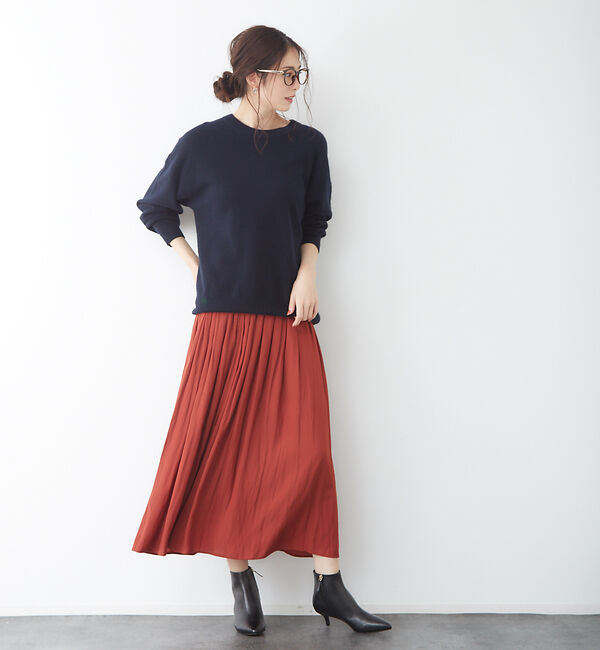 Rouge vif「ドビーギャザースカート」|スカート|