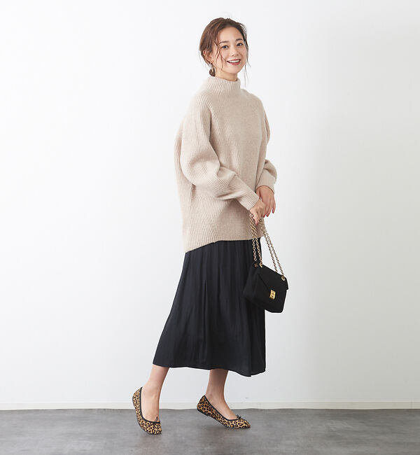 Rouge vif「ドビーギャザースカート」|スカート|