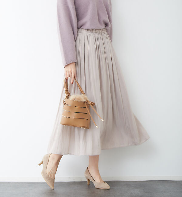 Rouge vif「ドビーギャザースカート」|スカート|