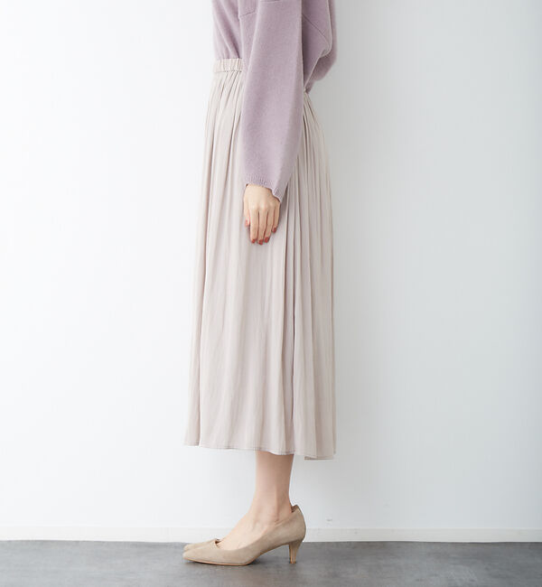 Rouge vif「ドビーギャザースカート」|スカート|