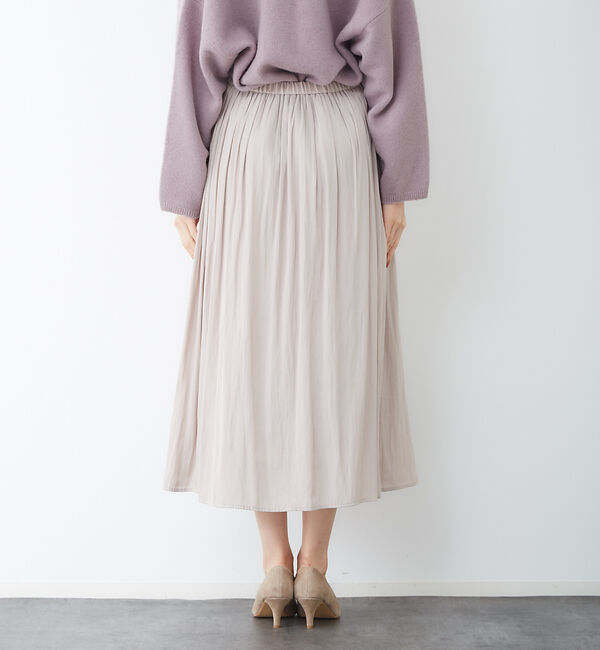 Rouge vif「ドビーギャザースカート」|スカート|