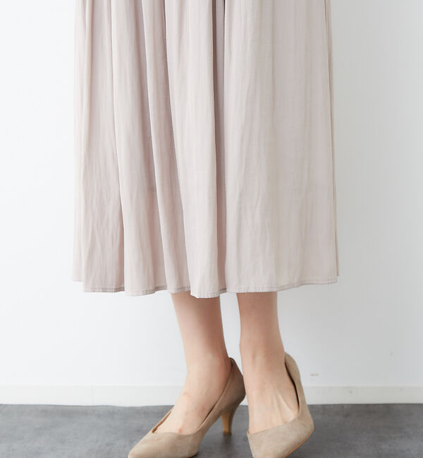 Rouge vif「ドビーギャザースカート」|スカート|