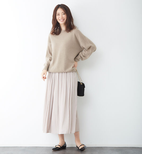 Rouge vif「ドビーギャザースカート」|スカート|