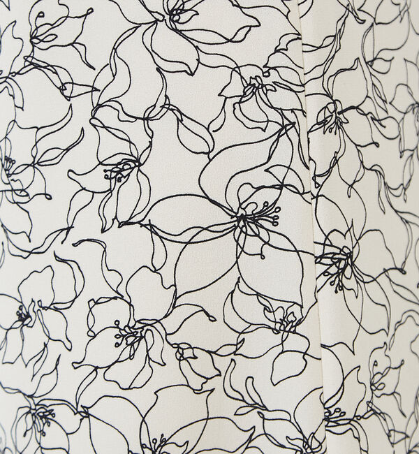 Rouge vif「ドローイングフラワースカート」|スカート|