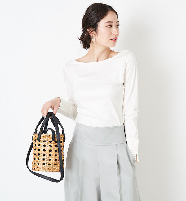 Rouge vif「2WAY袖スリットカットソー」|Tシャツ・カットソー|