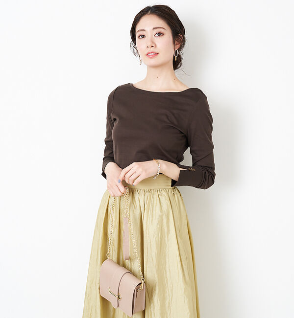 Rouge vif「2WAY袖スリットカットソー」|Tシャツ・カットソー|