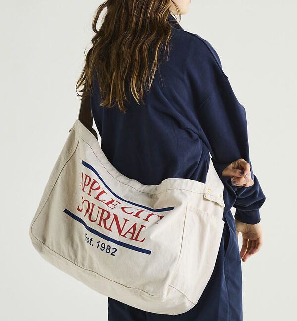 Rouge vif「【PARROTT CANVAS/パロットキャンバス】キャンバスショルダーバッグ」|その他|アイボリー